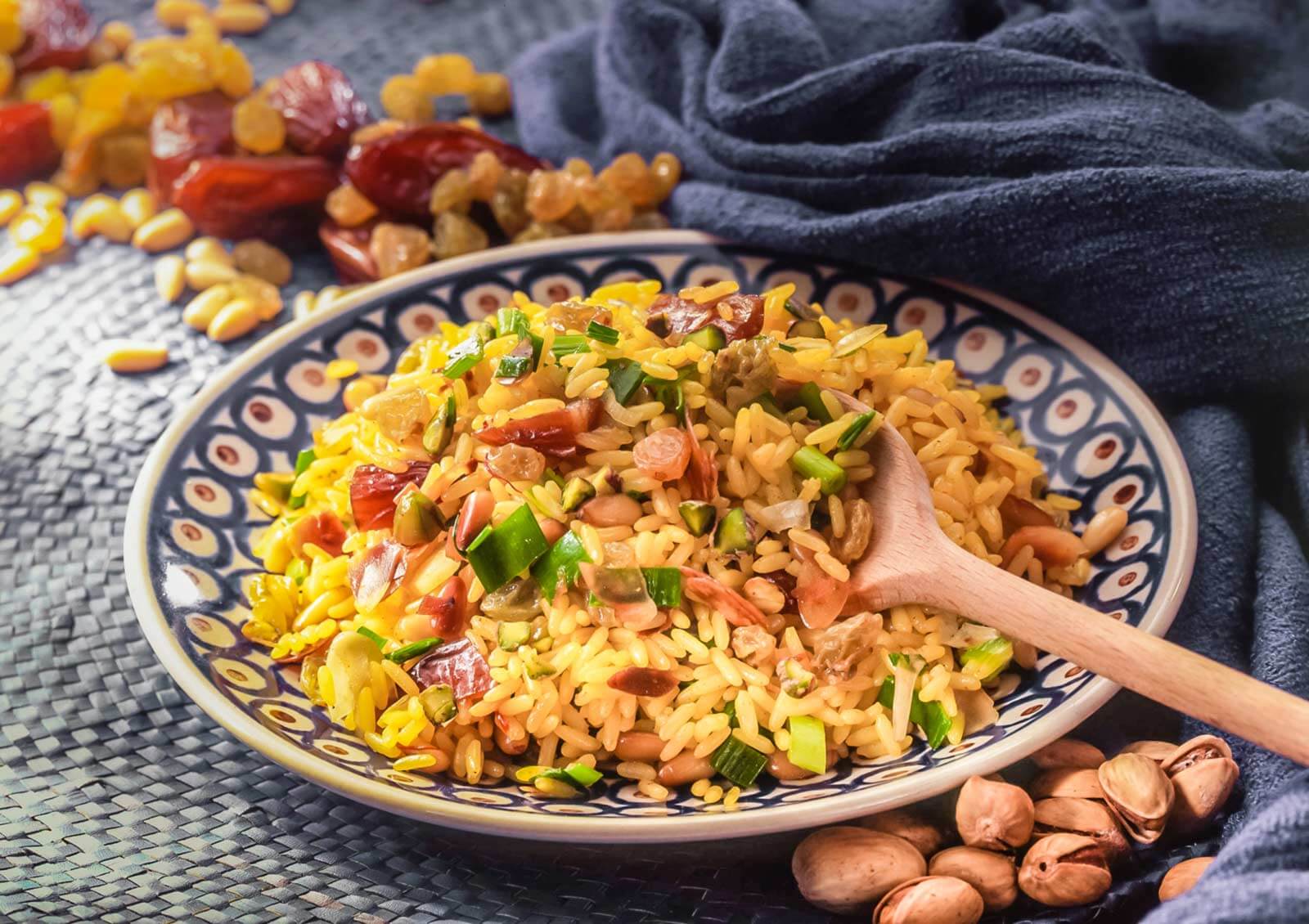 Bosto, pilaf, libanais