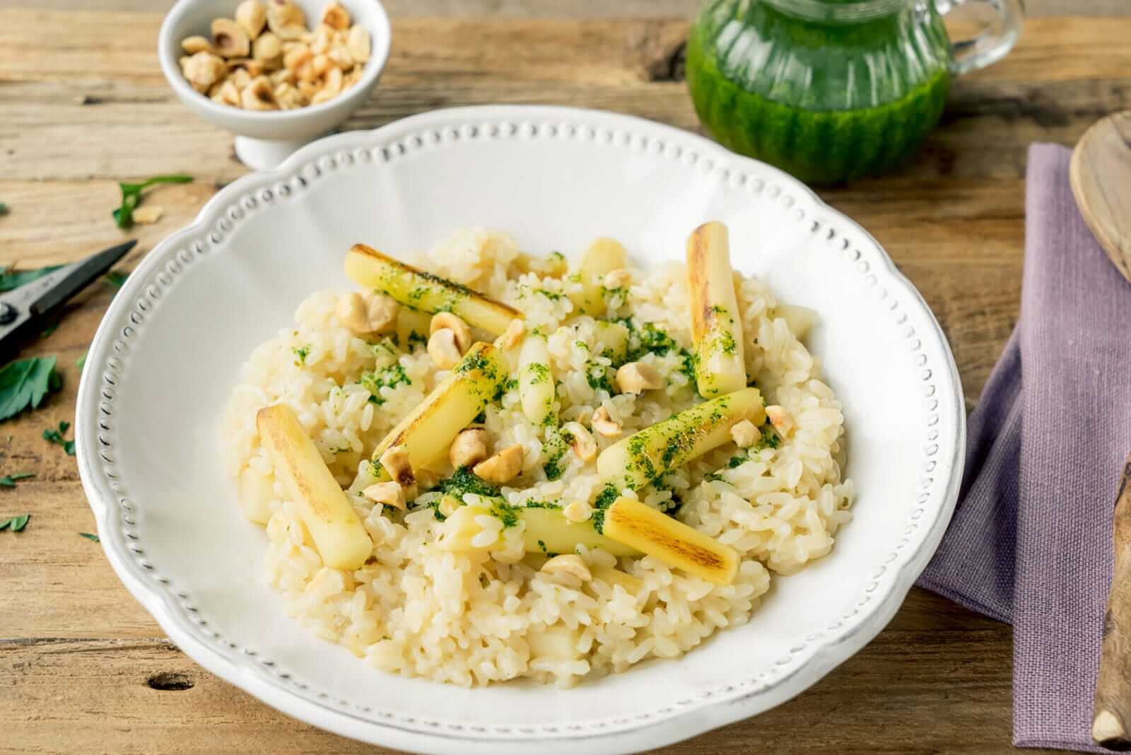 Bosto - risotto met schorseneren, noten, rijst