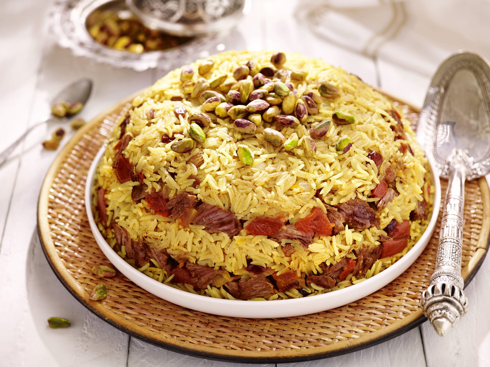 Moglai Biriani Bosto, moglai biriani, riz, pilaf, recette, recette