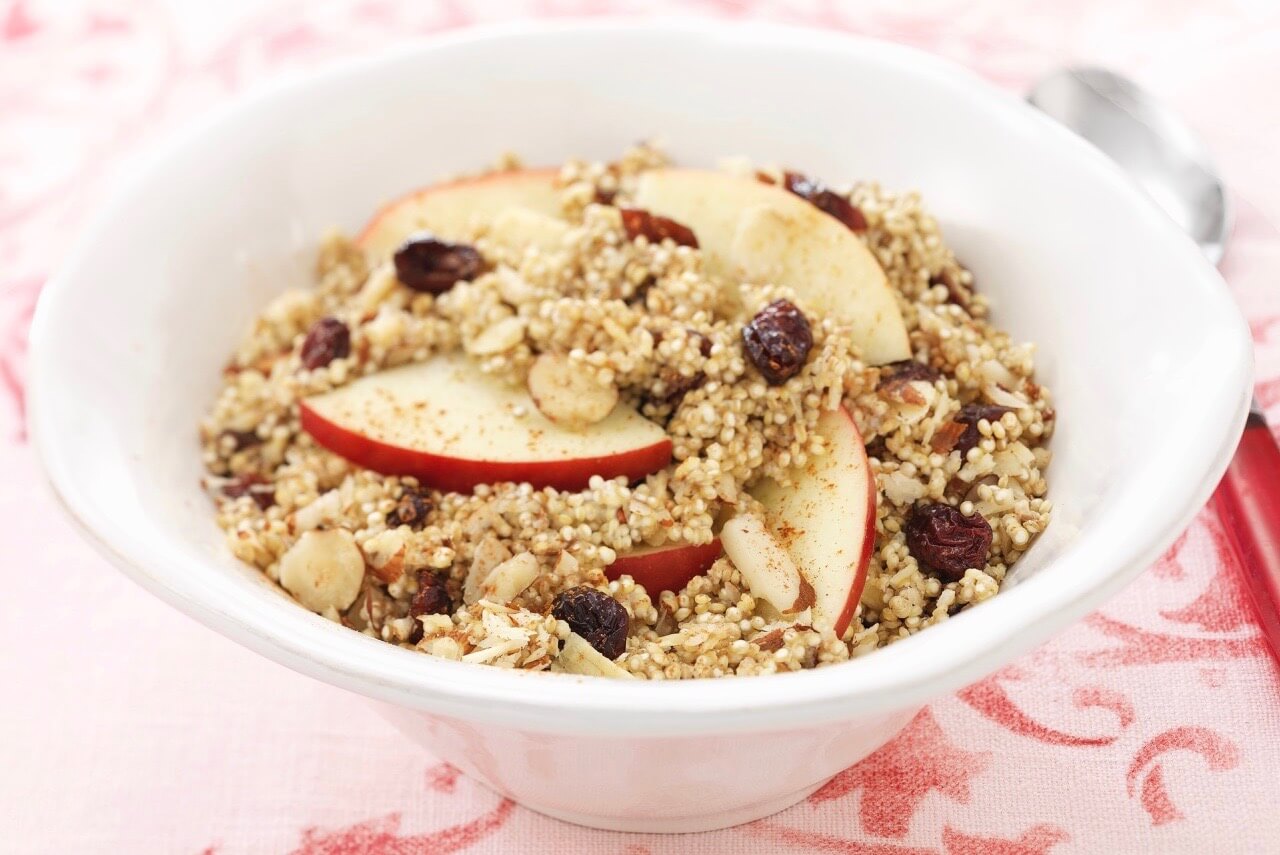 Bosto - Quinoa ontbijt met appel en cranberry