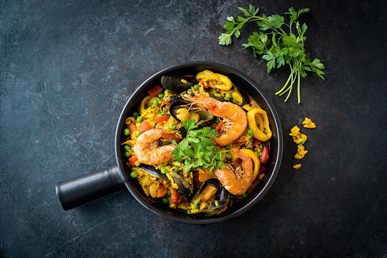 Bosto - recept paella zeevruchten