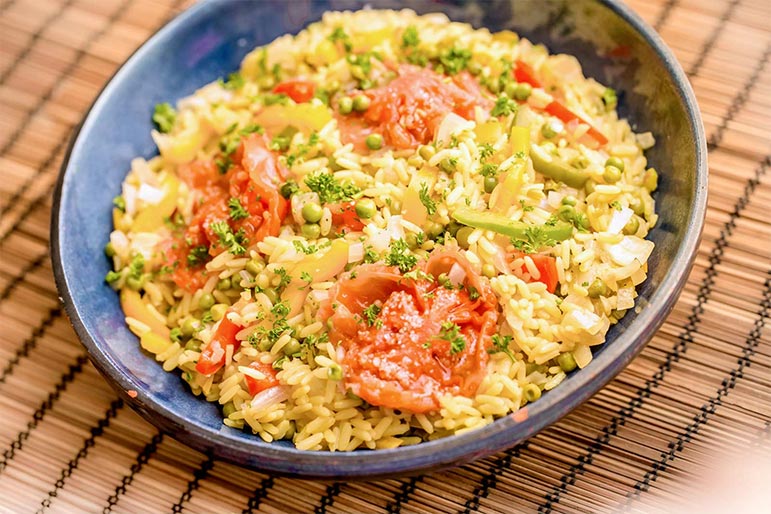 Bosto, recept, paella, veggie