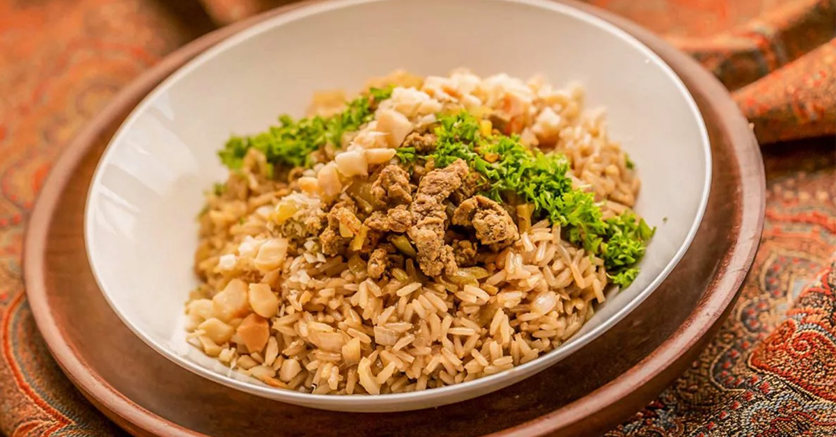 Bosto - Pilav, pilau, recept, koken, rijst
